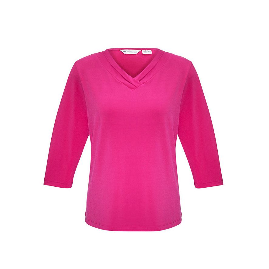 Biz Collection Womens Lana 3/4 Sleeve Top (K819LT) (Clearance) - Ace Workwear