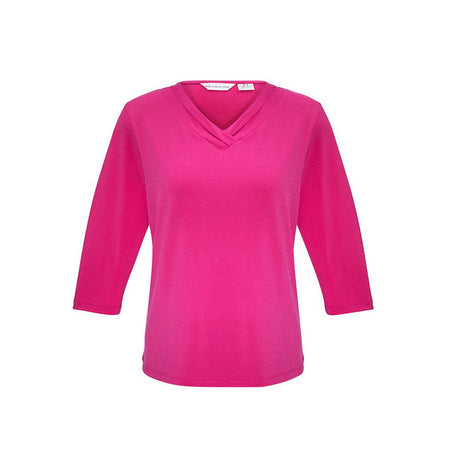 Biz Collection Womens Lana 3/4 Sleeve Top (K819LT) (Clearance) - Ace Workwear