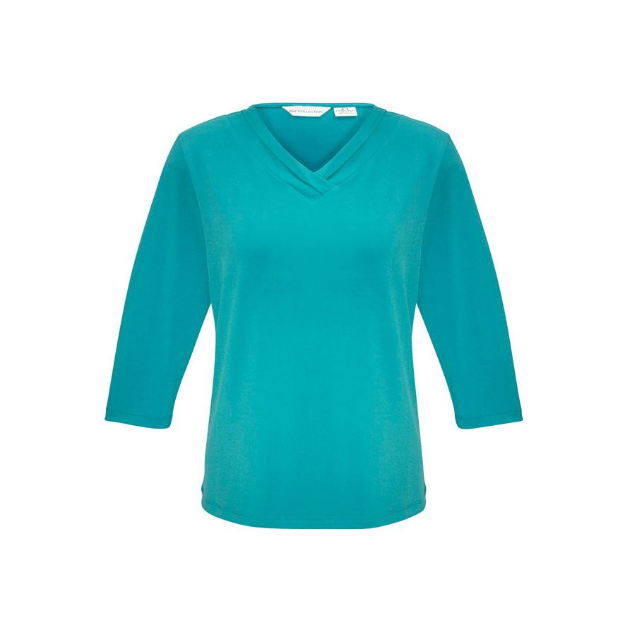 Biz Collection Womens Lana 3/4 Sleeve Top (K819LT) (Clearance) - Ace Workwear