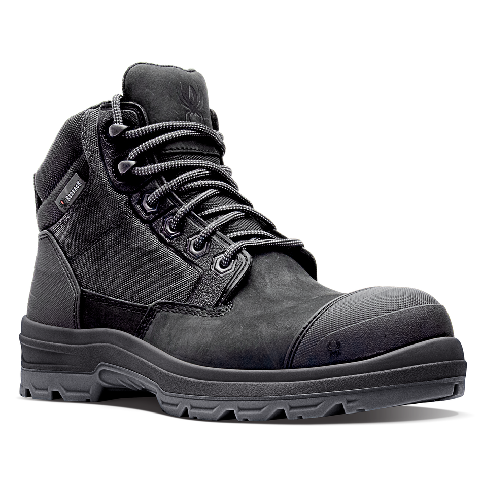 Redback Lynx Black Zip Sided Lace Up Composite Toe Boot (CLZBK) (Pre Order) - Ace Workwear