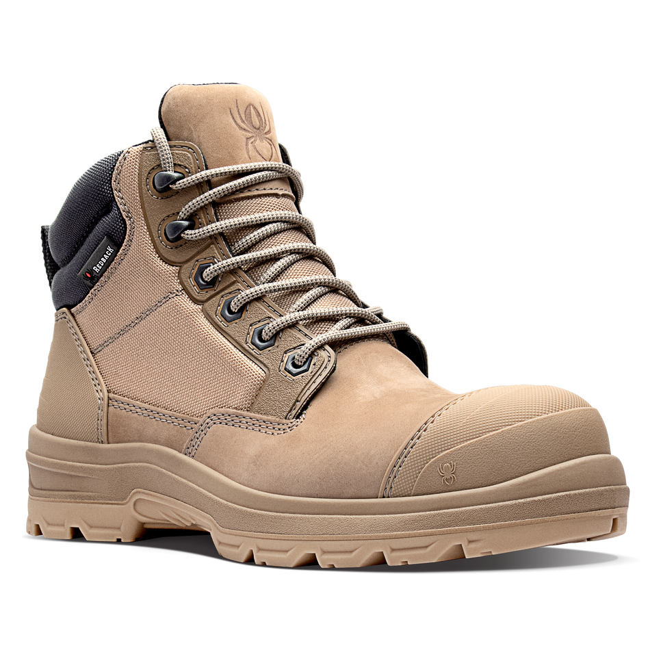 Redback Lynx Stone Zip Sided Lace Up Composite Toe Boot (CLZST) - Ace Workwear