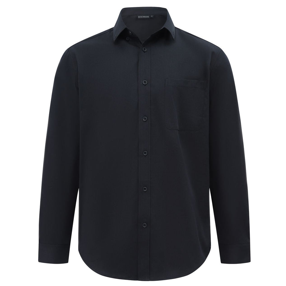 Winning Spirit Mens Smart Casual Cotton Blend Longsleeve Shirt (M7009L)