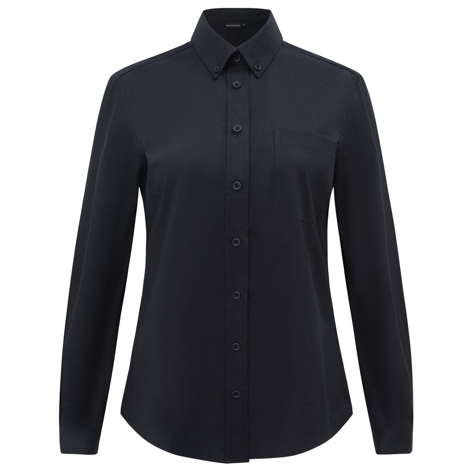 Winning Spirit Womens Smart Casual Cotton Blend Longsleeve Shirt (M8009L)