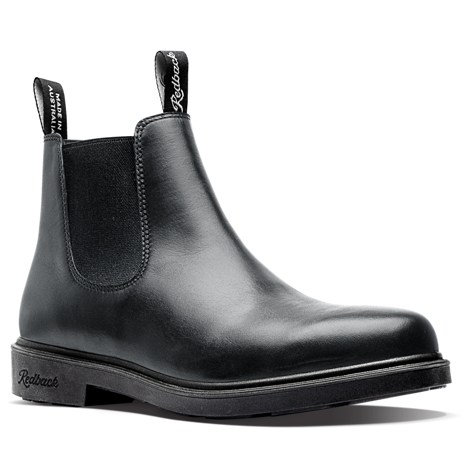 Redback Black Muster 1-Piece Dress Boot (RMBG) (Pre-Order) - Ace Workwear