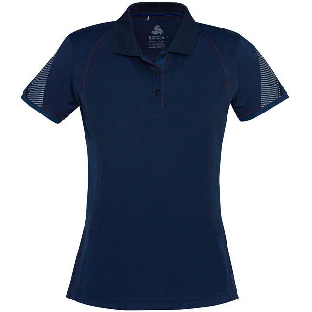 Biz Collection Razor Polo Womens (P405LS) - Ace Workwear