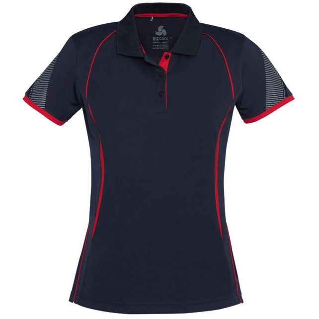 Biz Collection Razor Polo Womens (P405LS) - Ace Workwear