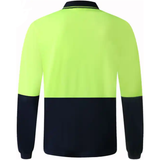 Tradesman Hi Vis Long Sleeve Micromesh Polo Shirt (P51)