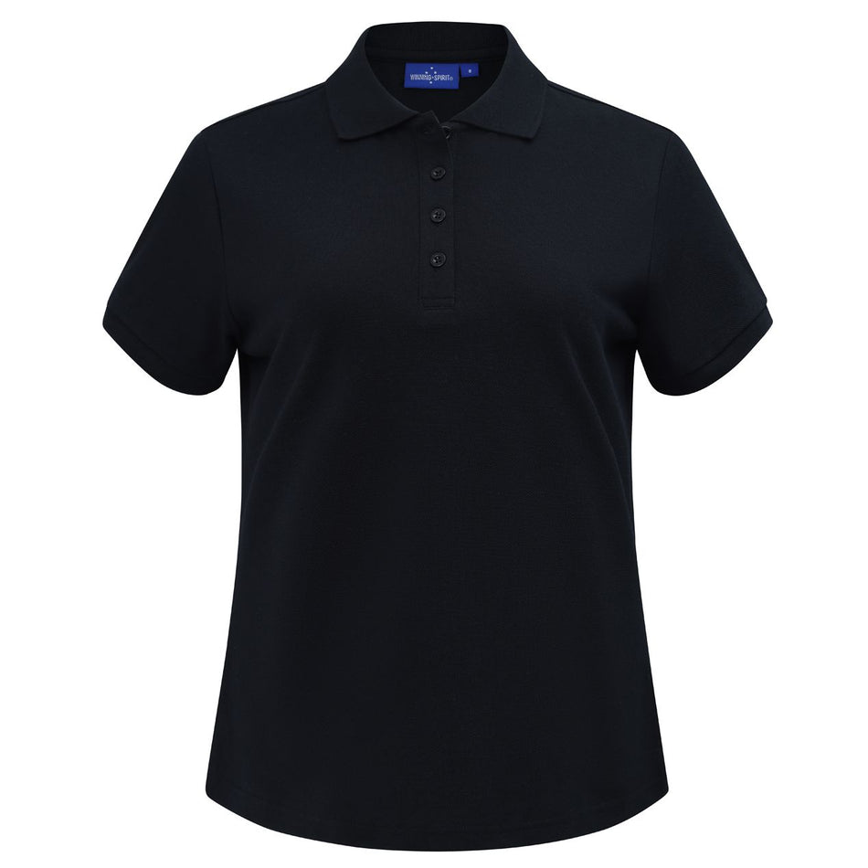 Winning Spirit Womens Classic Cotton/Poly Pique Short Sleeve Polo (PS16)