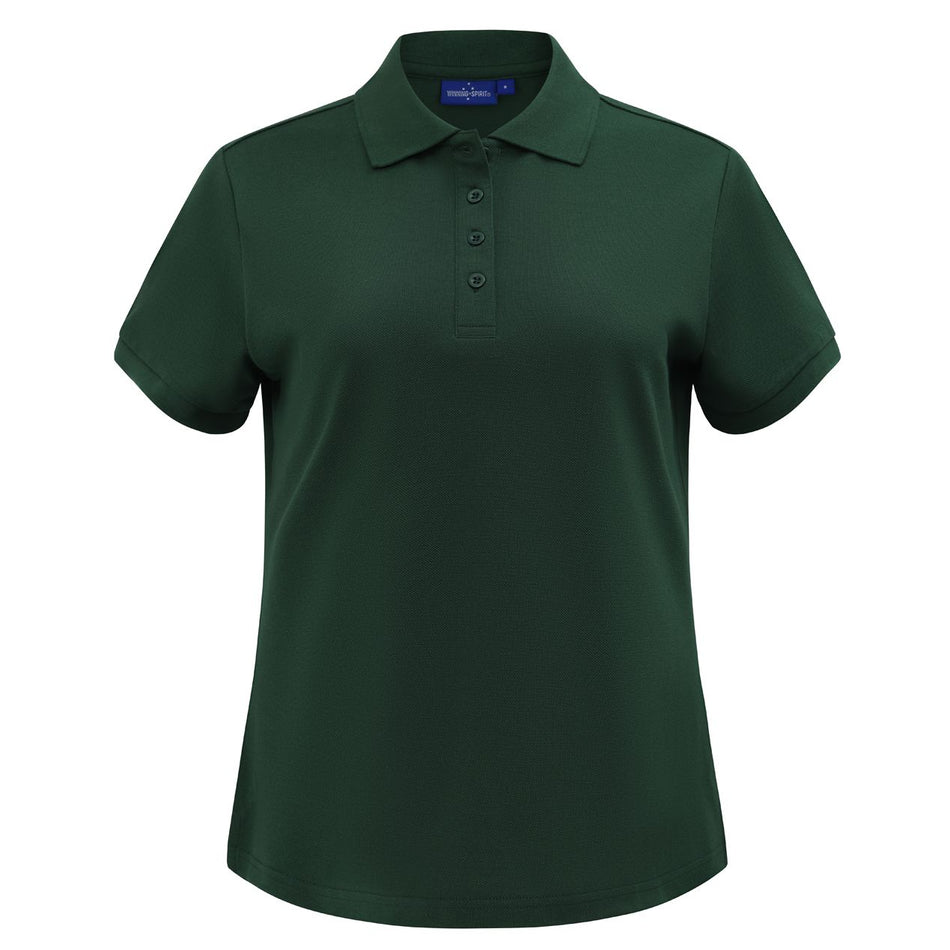 Winning Spirit Womens Classic Cotton/Poly Pique Short Sleeve Polo (PS16)