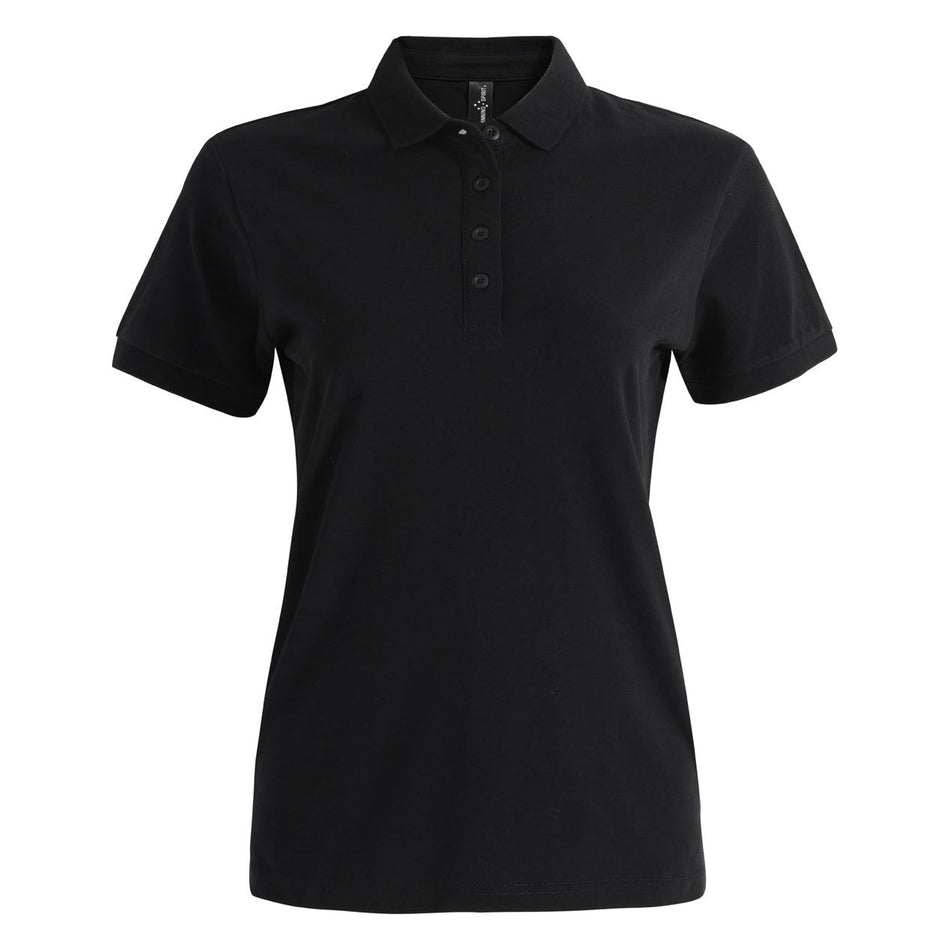 Winning Spirit Ladies Ultrafine Cotton Pique Short Sleeve Polo (PS72) - Ace Workwear