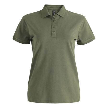 Winning Spirit Ladies Ultrafine Cotton Pique Short Sleeve Polo (PS72) - Ace Workwear