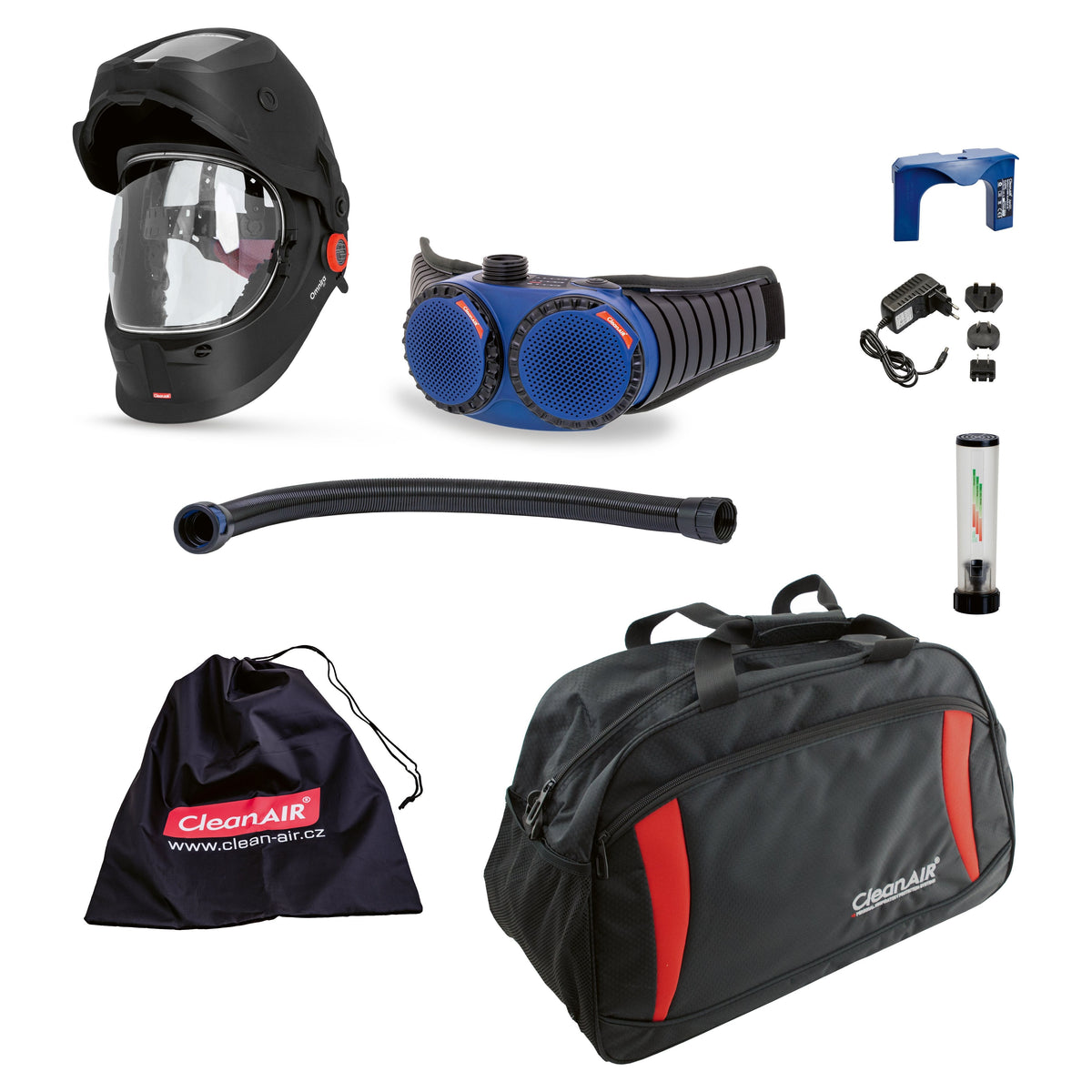 Maxisafe CleanAIR Omnira COMBI Welding Helmet & AerGO PAPR Kit (R303201) - Ace Workwear