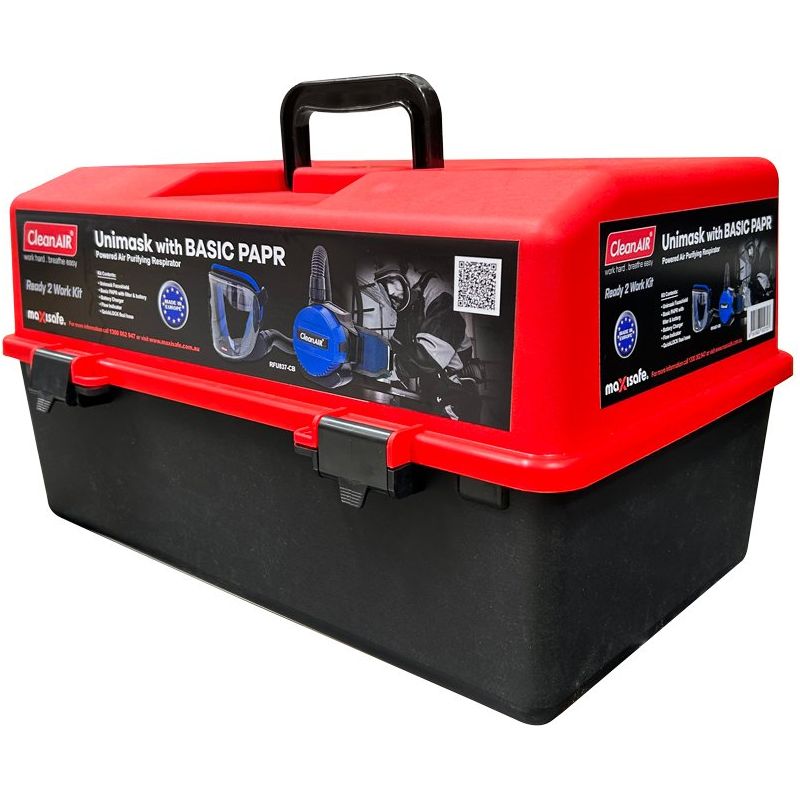 Maxisafe CleanAIR Unimask with Basic PAPR (RFU837-CB) - Ace Workwear