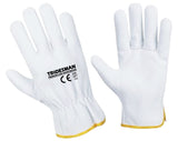 Tradesman Premium Natural Grain Leather Rigger Gloves (1 Pair) (LL227A)