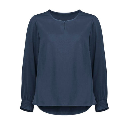 Biz Corporates Womens Evelyn Long Sleeve Blouse (RU569LL) - Ace Workwear