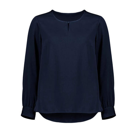 Biz Corporates Womens Evelyn Long Sleeve Blouse (RU569LL) - Ace Workwear