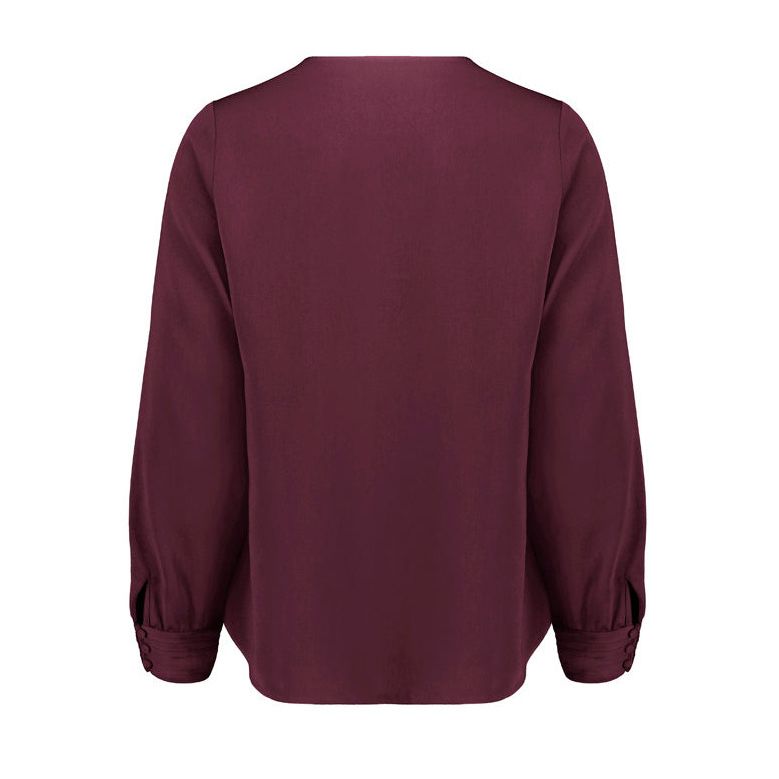 Biz Corporates Womens Evelyn Long Sleeve Blouse (RU569LL) - Ace Workwear