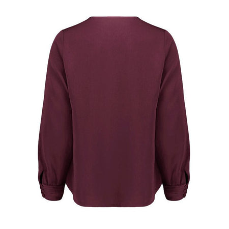 Biz Corporates Womens Evelyn Long Sleeve Blouse (RU569LL) - Ace Workwear