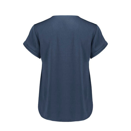 Biz Corporates Womens Evelyn Short Sleeve Blouse (RU569LS) - Ace Workwear