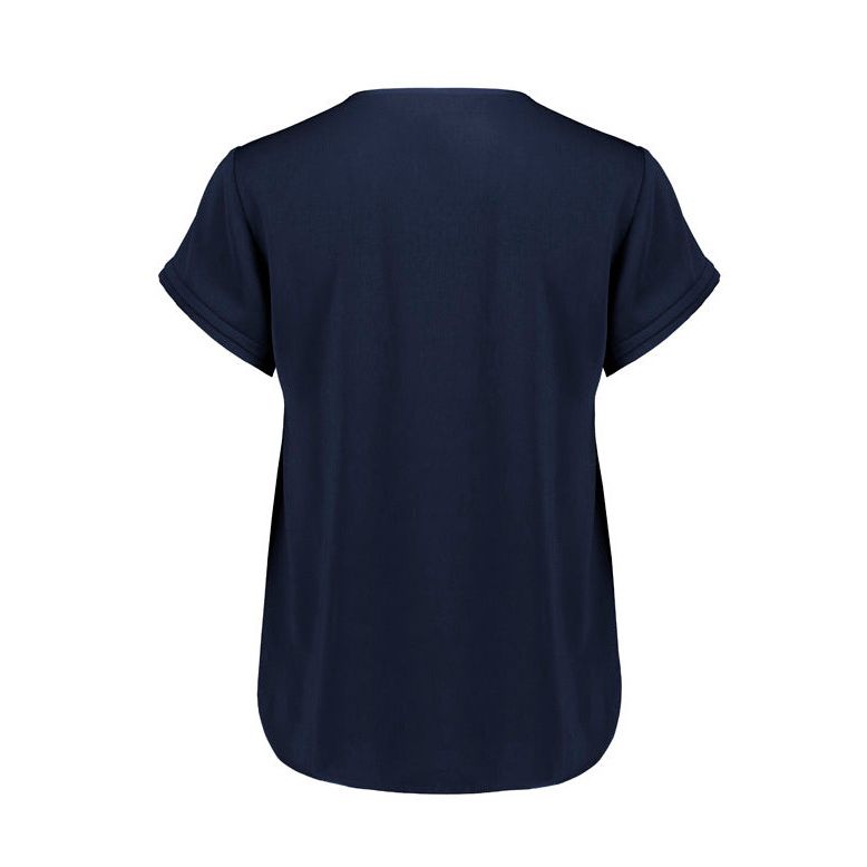 Biz Corporates Womens Evelyn Short Sleeve Blouse (RU569LS) - Ace Workwear