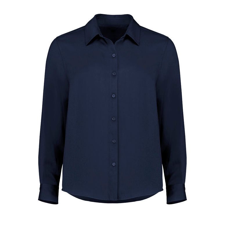 Biz Corporates Womens Evelyn Long Sleeve Shirt (RU570LL) - Ace Workwear