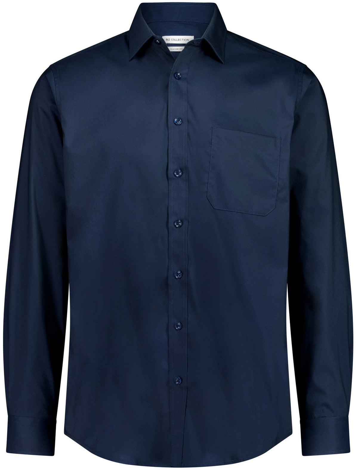 Biz Collection Fitzroy Mens Classic Fit Long Sleeve Shirt (S624M) - Ace Workwear