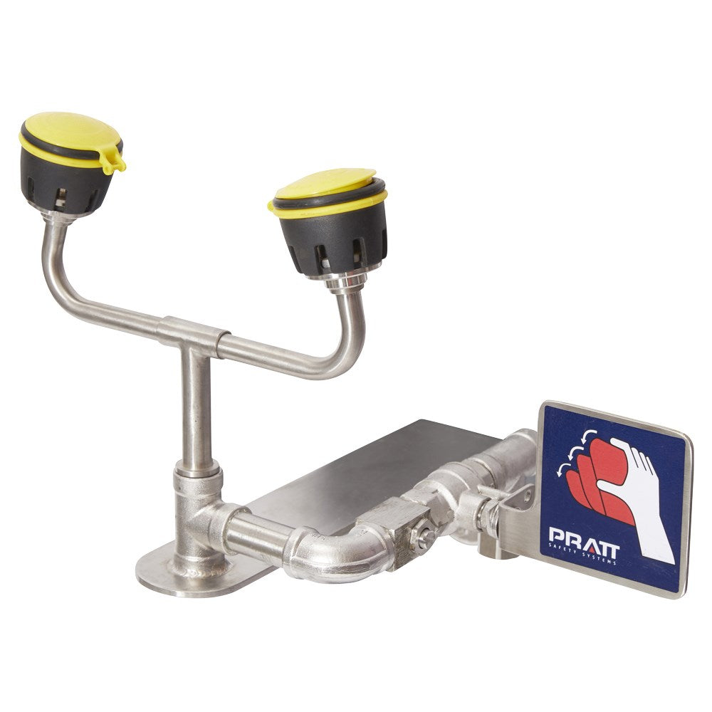 Pratt Wall Mounted Eye Wash - No Bowl Or Foot Treadle (SE575) - Ace Workwear