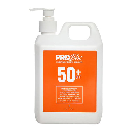 ProChoice Probloc 50+ Sunscreen 1 Litre (SS1-50) - Ace Workwear