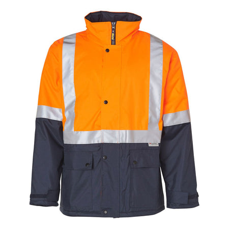 Winning Spirit Hi Vis 3 in 1 Rain Jacket with Reversible Safety Vest (SW28A) - Ace Workwear