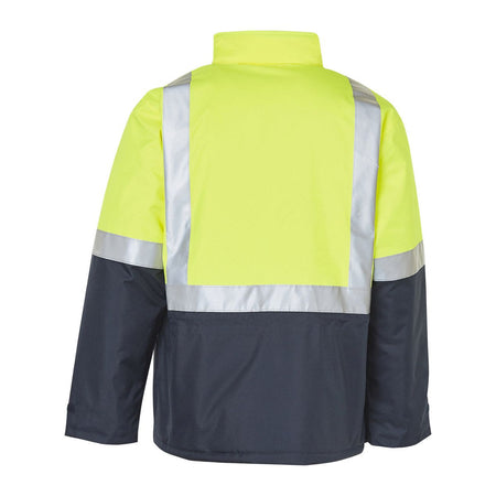 Winning Spirit Hi Vis 3 in 1 Rain Jacket with Reversible Safety Vest (SW28A) - Ace Workwear