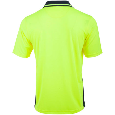 Winning Spirit Unisex Hi-Vis Bamboo Charcoal SS Polo (SW81) - Ace Workwear