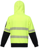 Winning Spirit Hi-Vis Two Tone Safety Hoodie With Segmented Taped (SW88)