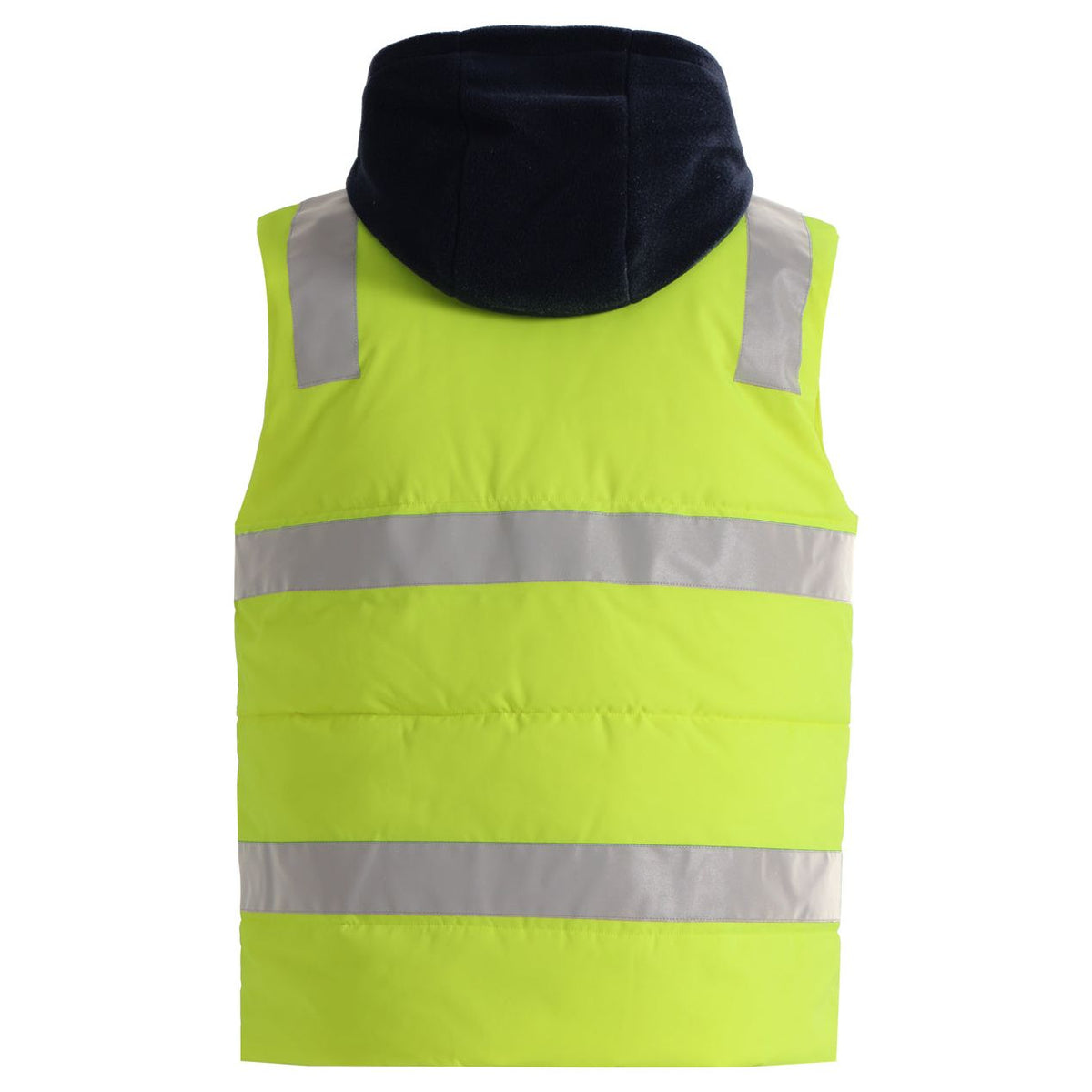 Winning Spirit Unisex Hi Vis Hooded Puffer Vest (SW93) - Ace Workwear