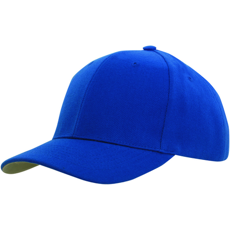 Premium American Twill 6 Panel Cap With Contrast Under Peak - Pack of 25 (3920) - Ace Workwear