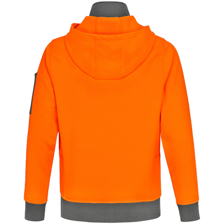 Winning Spirit Unisex Hi Vis 1/4 Zip Premium Fleece Hoodie (SW78) - Ace Workwear