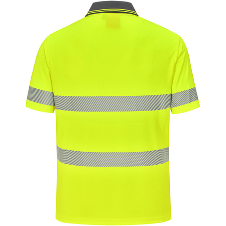 Winning Spirit Unisex Hi Vis Cooldry Segmented SS Polo (SW85) - Ace Workwear