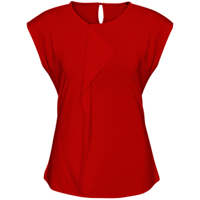 Biz Collection Mia Pleat Knit Womens Top (K624LS) (Clearance) - Ace Workwear