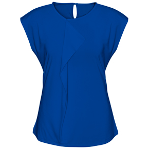 Biz Collection Mia Pleat Knit Womens Top (K624LS) (Clearance) - Ace Workwear