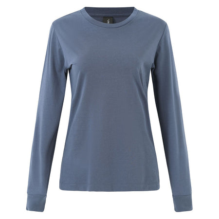 Winning Spirit Ladies Premium Cotton Face L/S Tee (TS48) - Ace Workwear