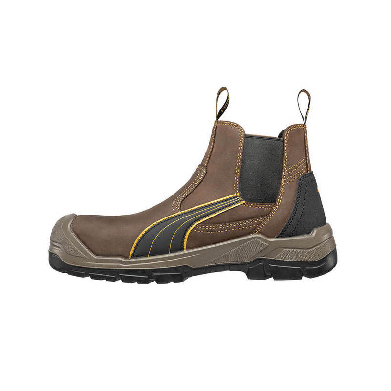 Puma Tanami Brown Elastic Sided Fibreglass Toe Cap Safety Boot (630267) (Pre Order) - Ace Workwear