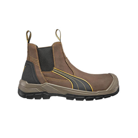 Puma Tanami Brown Elastic Sided Fibreglass Toe Cap Safety Boot (630267) (Pre Order) - Ace Workwear