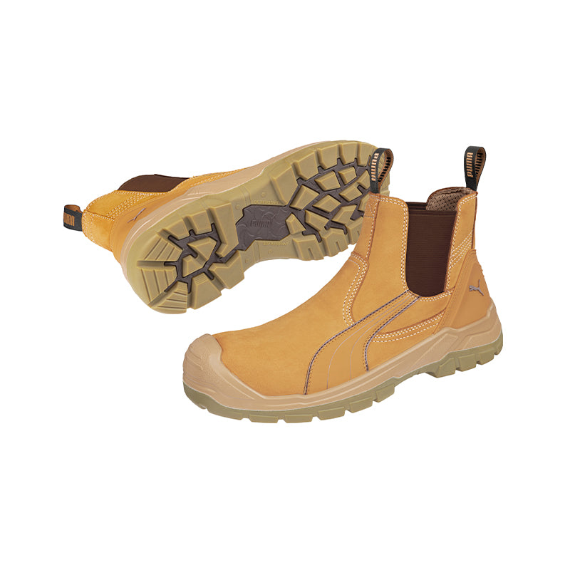 Puma Tanami Wheat Elastic Sided Fibreglass Toe Cap Safety Boot (630377) (Pre Order) - Ace Workwear