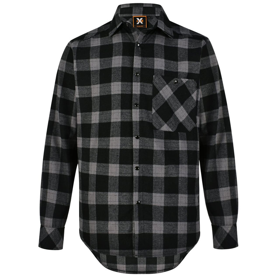 Winning Spirit Unisex Classic Flannel Plaid LS Shirt (WT11) - Ace Workwear