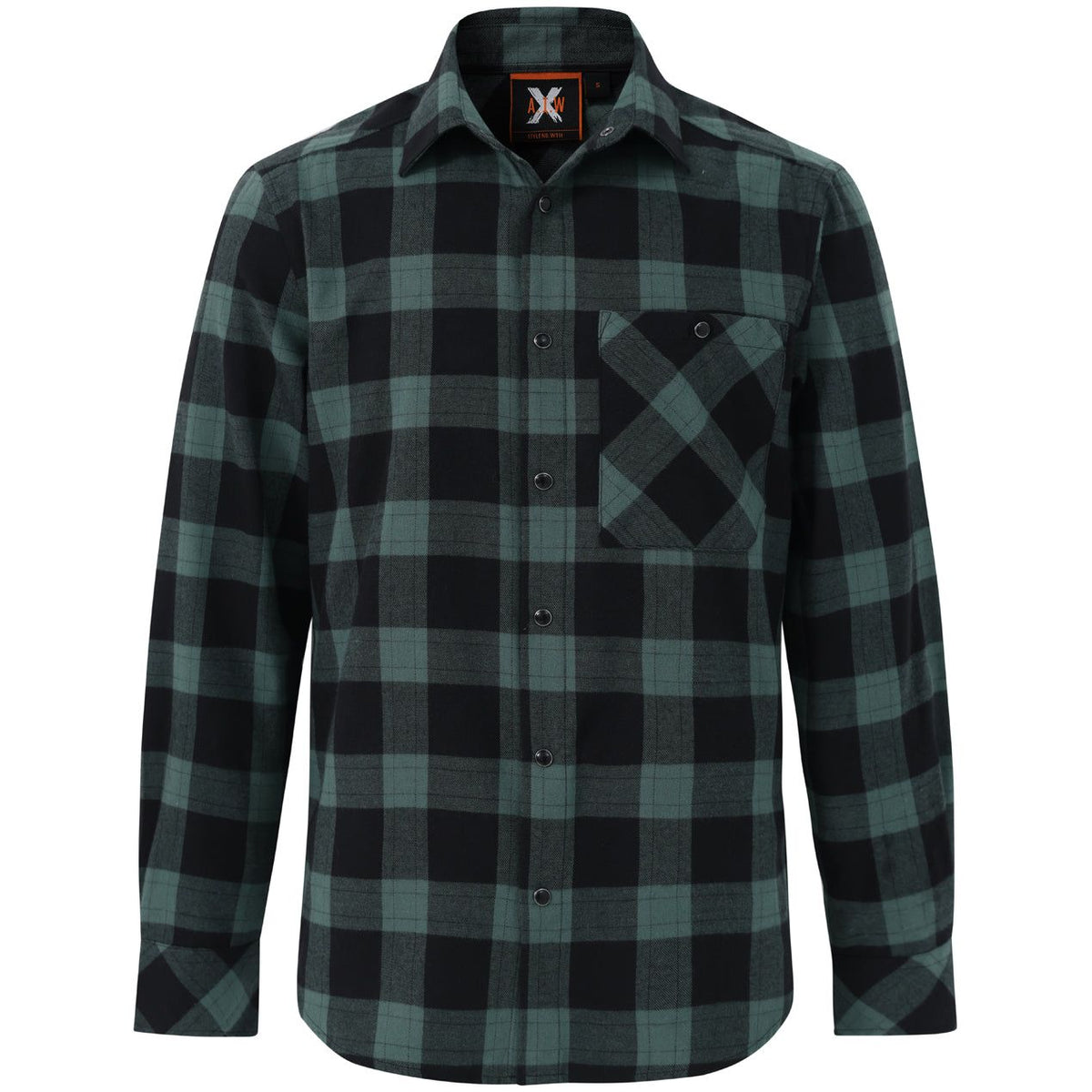 Winning Spirit Unisex Classic Flannel Plaid LS Shirt (WT11) - Ace Workwear