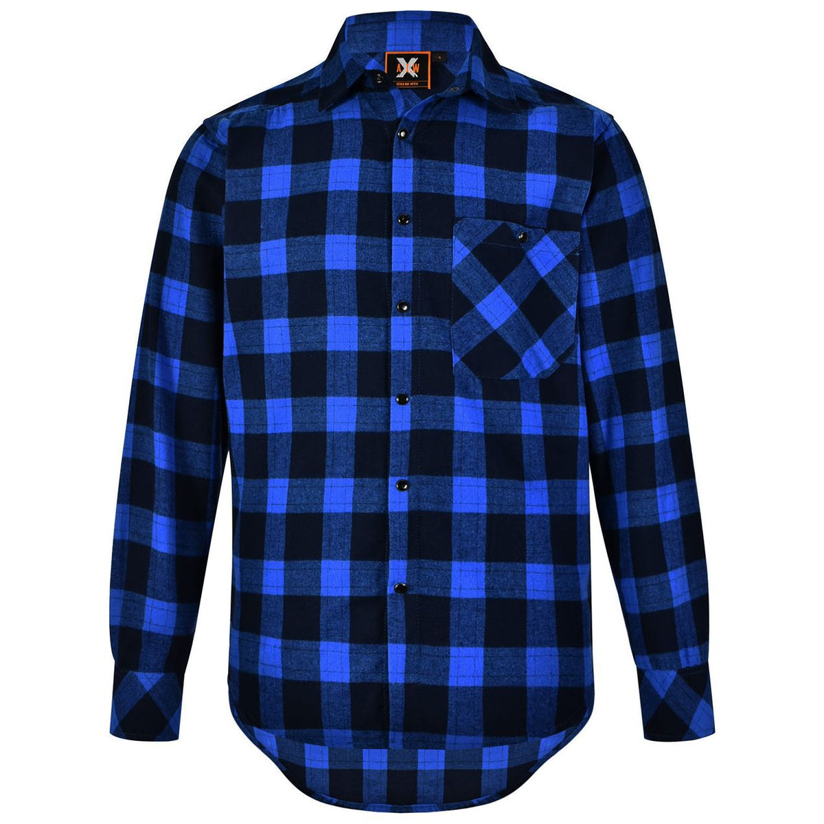 Winning Spirit Unisex Classic Flannel Plaid LS Shirt (WT11) - Ace Workwear