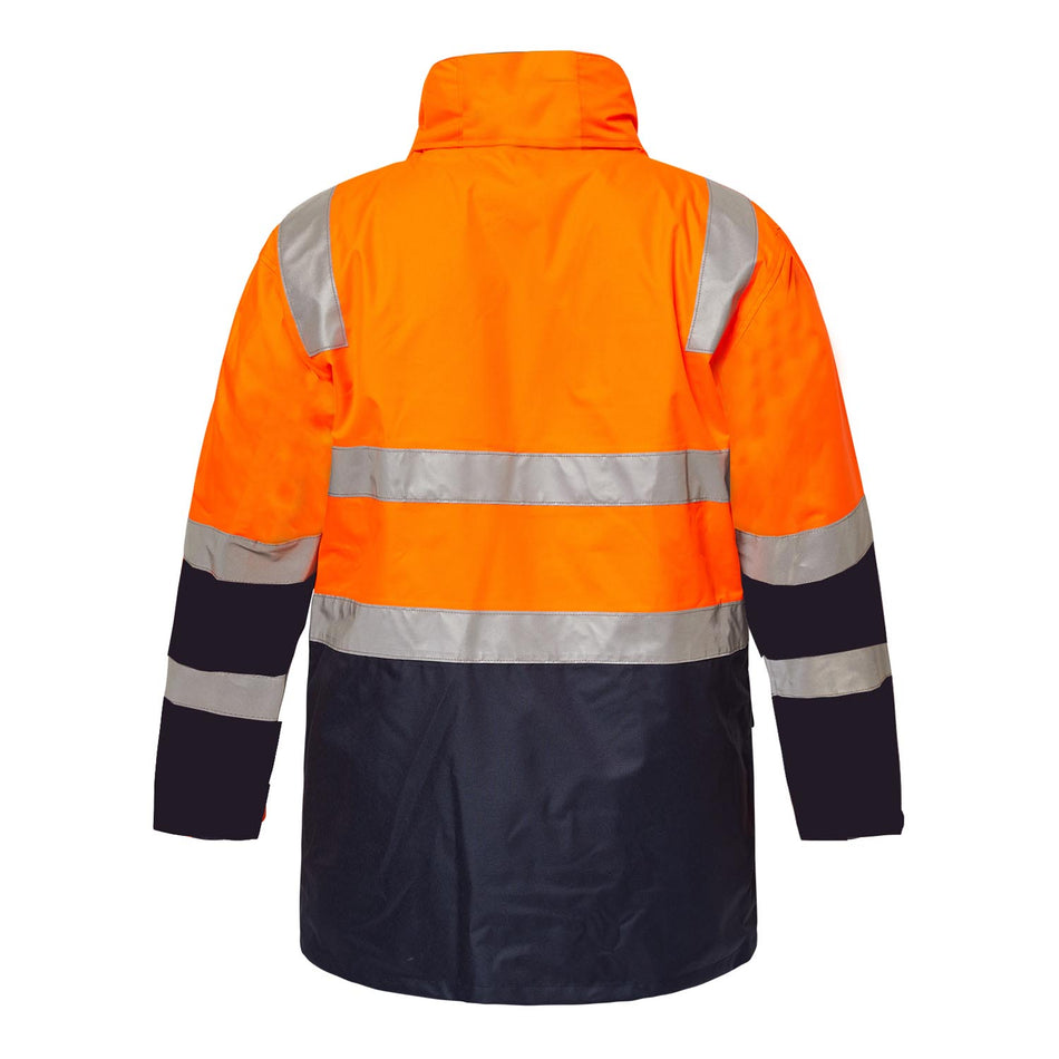 Workcraft Hi Vis 4 In 1 Reflective Jacket With Tape (WW9022)