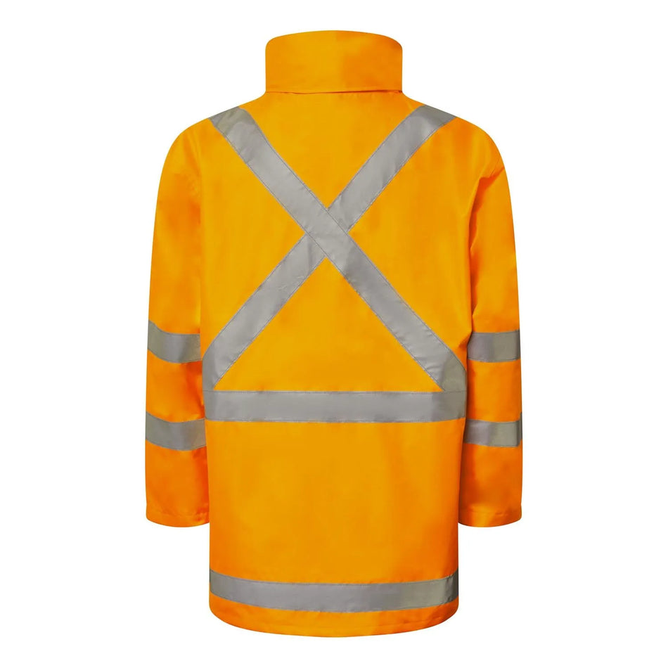 Workcraft NSW Rail Hi Vis Reflective Jacket With X Pattern Tape (WW9030)