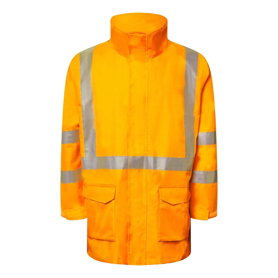 Workcraft NSW Rail Hi Vis Reflective 4 In 1 Jacket With X Pattern (WW9028)