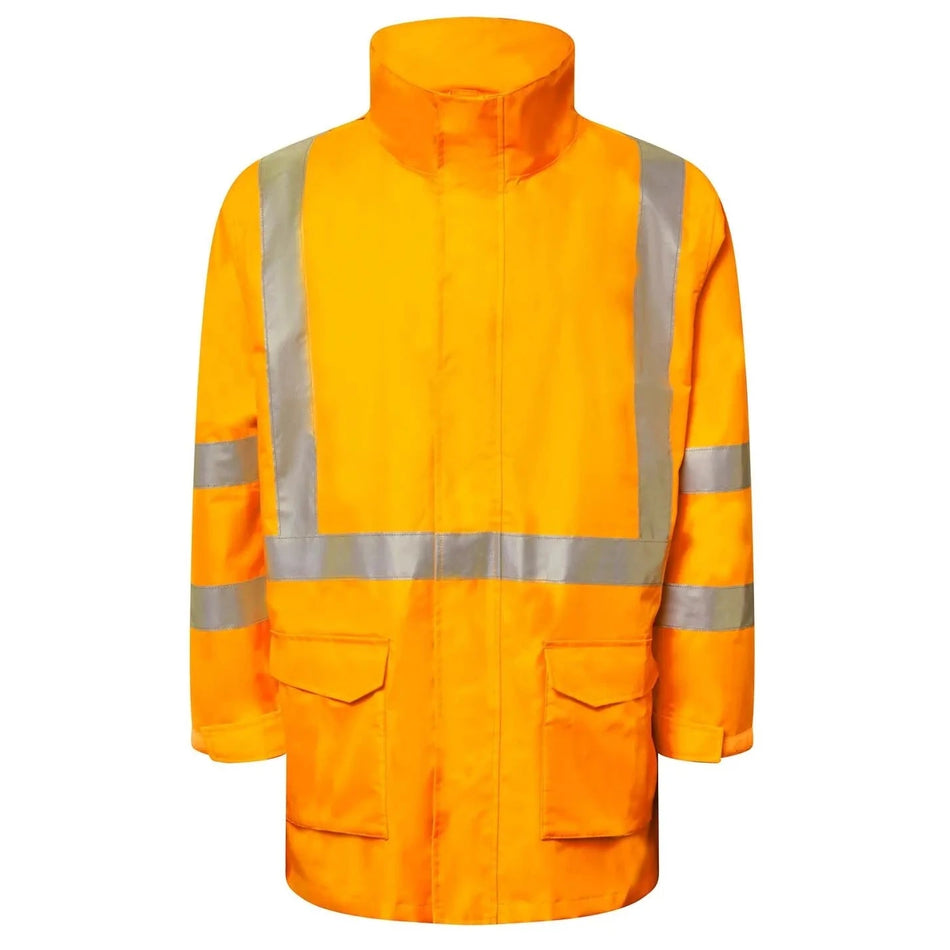 Workcraft NSW Rail Hi Vis Reflective Jacket With X Pattern Tape (WW9030)