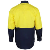 Tradesman Hi Vis Cotton Drill Long Sleeve Shirt (C83)